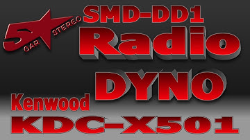 SMD DD1 Car Radio Dyno, Kenwood KDC X501
