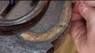 Refinishing a Water Damaged Antique Buffet