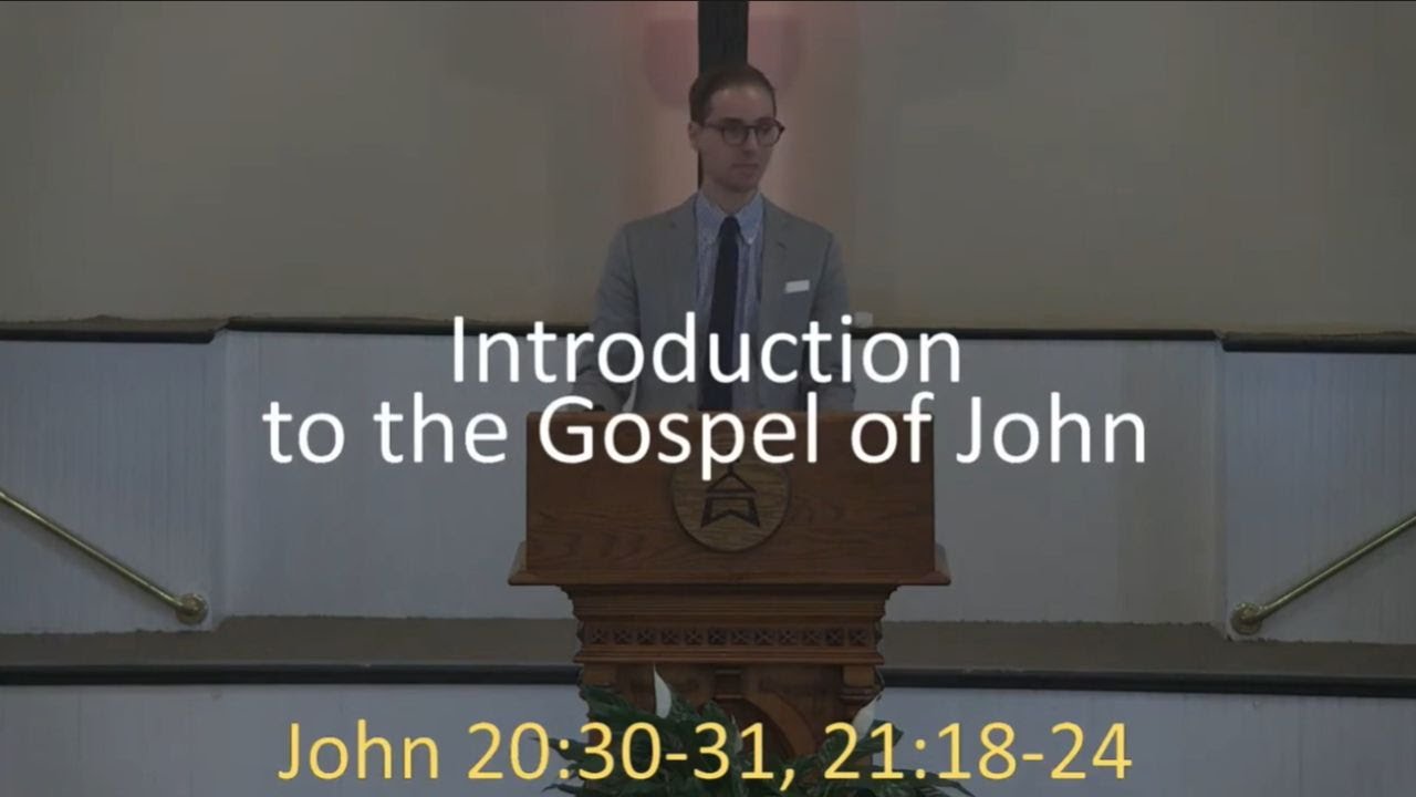10.16.22 Sermon: Introduction to the Gospel of John - YouTube