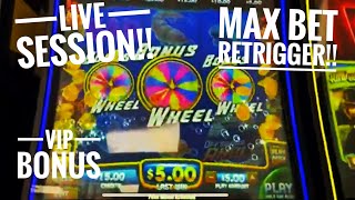 $300 Live Play session Offshore Angler Max Bet Bonus & ReTrigger screenshot 3