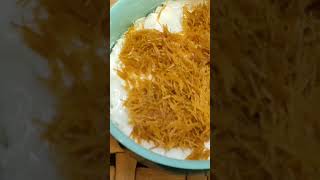 Turkish desart Knafeh without oven recipe by shanys kitchen food foodie yummyyy foodfusion