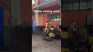 Mobile welding robot #welding
