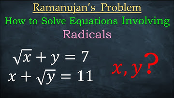 #ramanujan #algebra Ramanujan