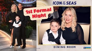 Night 2 on ICON OF THE SEAS - 1st Formal Night, Pictures at Central Park &amp; Dueling Pianos