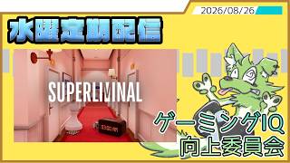 【水曜定期配信】たまにはパズルゲーでもしましょうや【Superliminal】