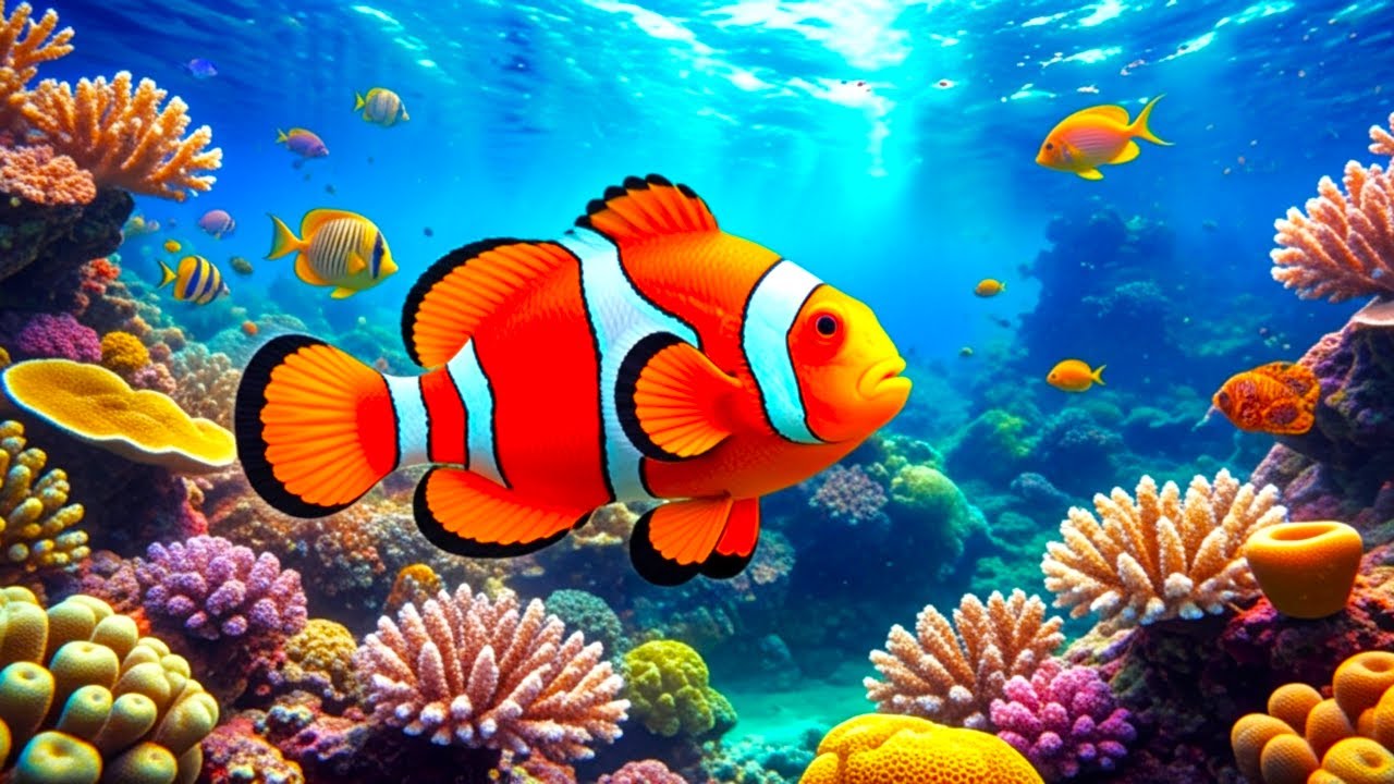 The Best 4K Aquarium - Dive Into The Mesmerizing Underwater Realm, Sea Jellyfish, Coral Reefs