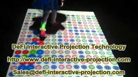 DEFI Interactive floor/wall projection system basic version with 62 effects from $200 to $650