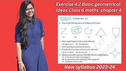 Exercise 4.2 Chapter 4 Class 6th maths | Basic geometrical ideas |  All Questions solved