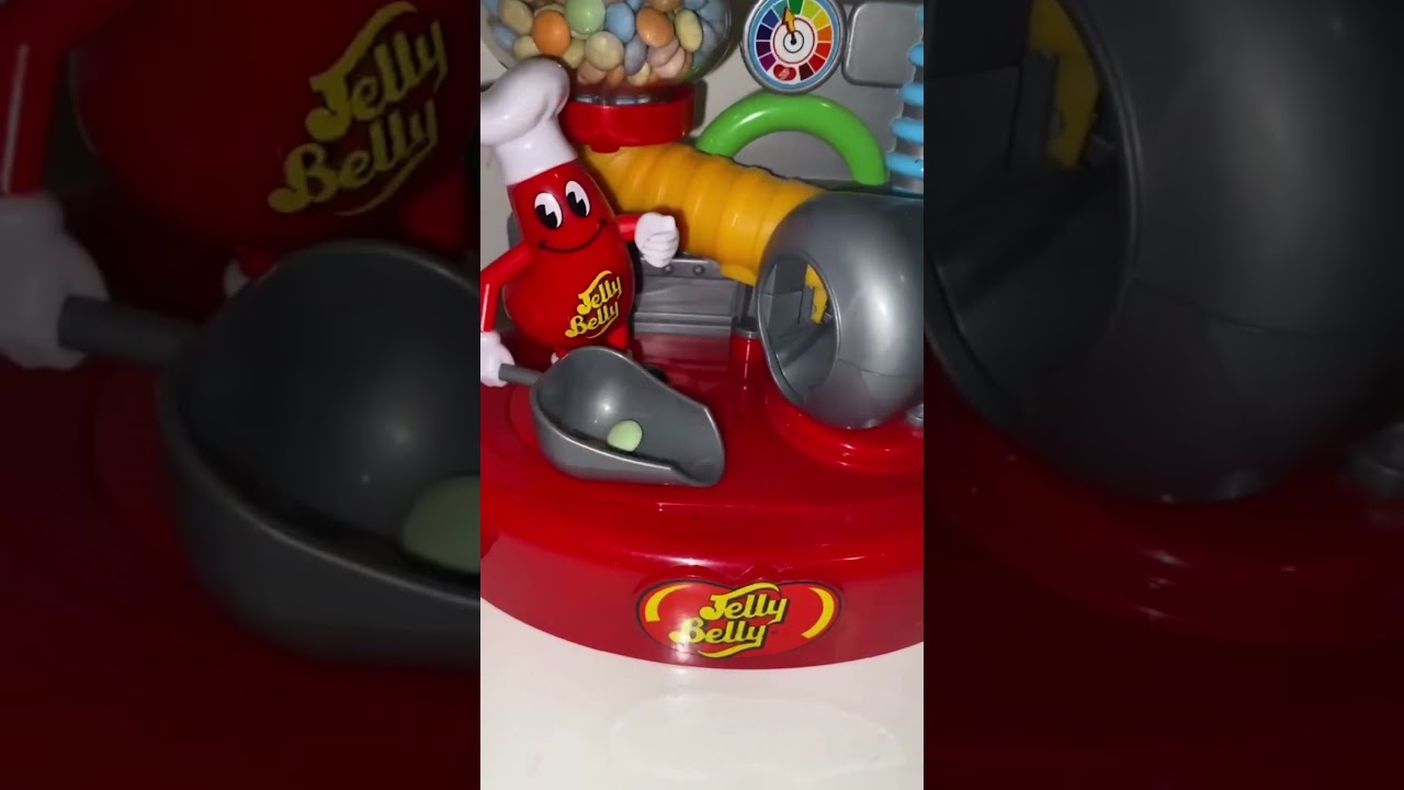 Satisfying ⭐️🍒⭐️to play my Mr Jelly Bean Dispenser 🫘 ⭐️💥with Smartiesmini #ASMR #shorts