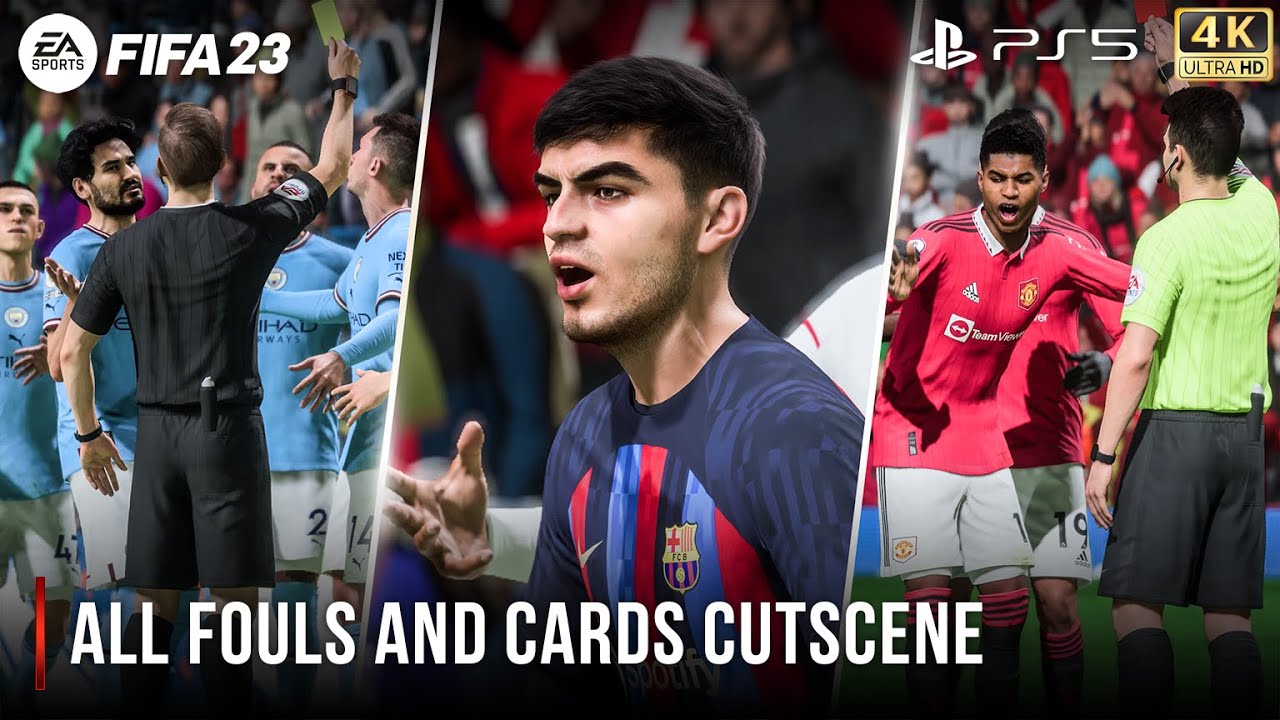 FIFA 23 All Fouls & Cards Cutscene PS5™ 4K 60FPS YouTube