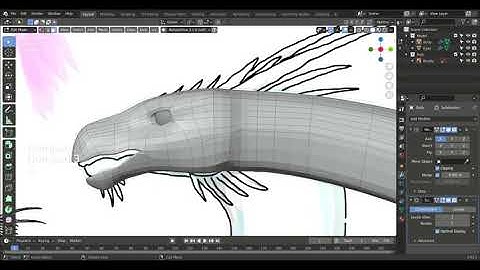 Blender Tutorial | Dragon Modeling Part 3