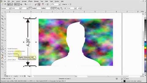 Corel Draw X5 Dimension Line Tutorial