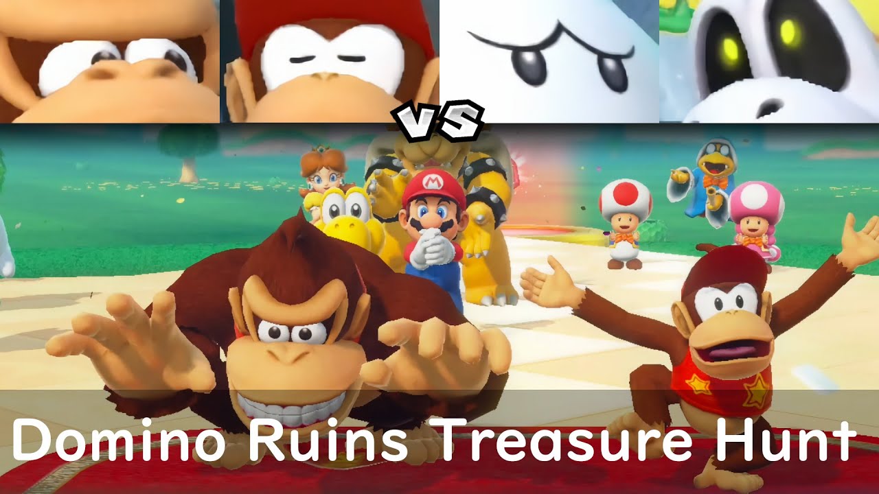 Super Mario Party Donkey Kong and Diddy Kong vs Boo and Dry Bones #62