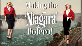Marilyn Monroe's Niagara red bolero | How I made it myself!