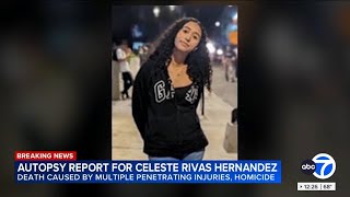 Celeste Rivas Hernandez's autopsy report released Profile