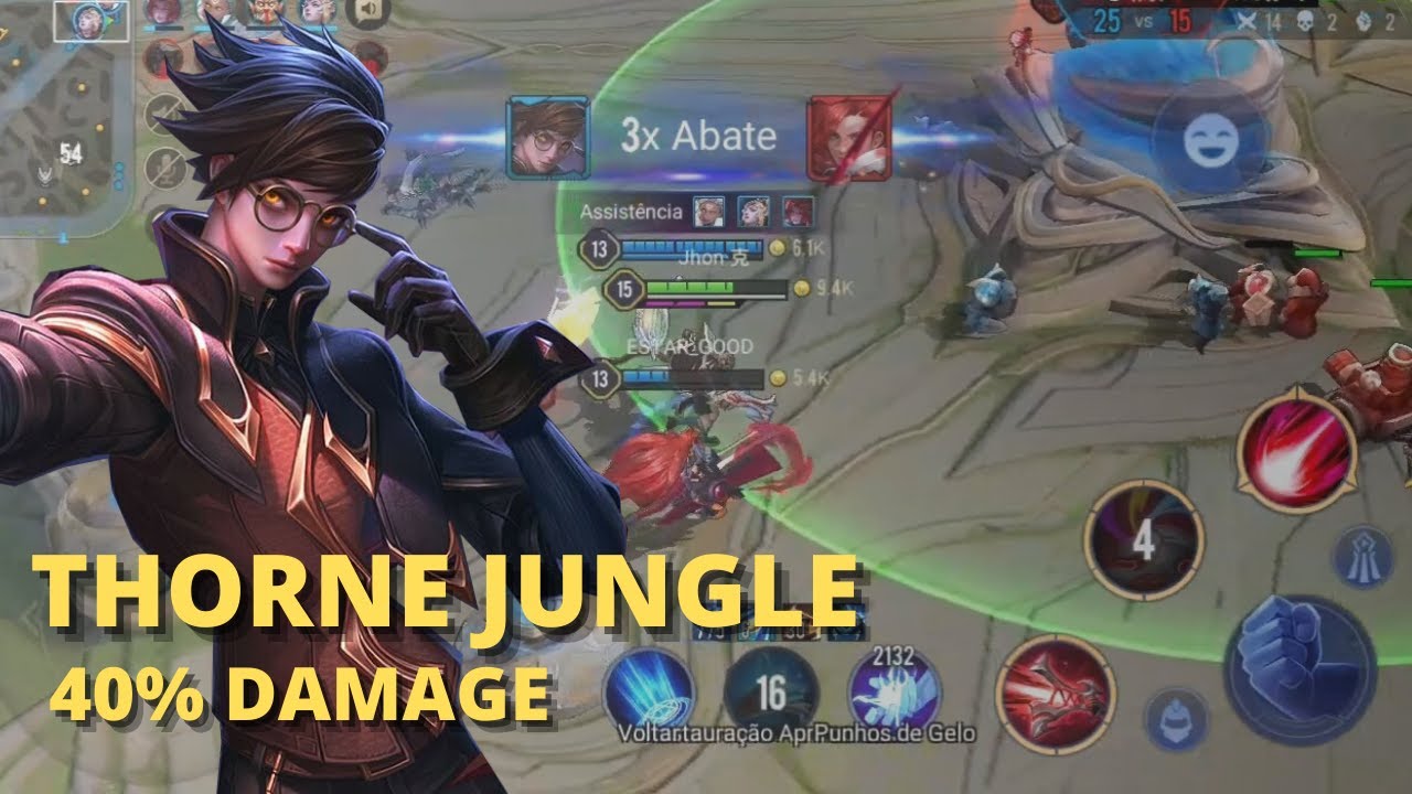 THORNE JUNGLE ( 40 % DAMAGE ) | Arena of Valor 