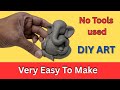"How to Make a Clay Ganesha Idol by Hand – No Tools Used"