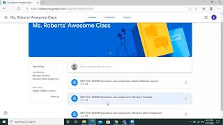 Google Classroom Video