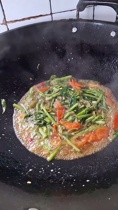 Masak tumis kangkung #kangkung #minivlog #shorts