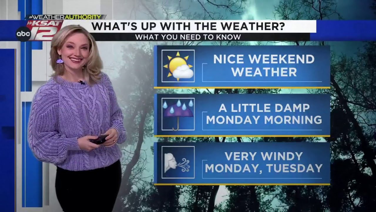 Beautiful weekend weather ahead of a WINDY Monday & Tuesday ~ Sarah ...