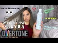 I TRIED DYING MY HAIR SILVER WITH OVERTONE | Does it really work?!