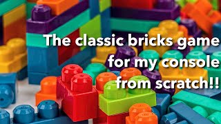 I implemented the classic bricks game for my handheld game console from scratch !! screenshot 1