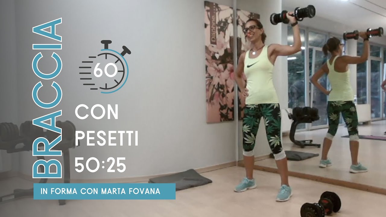 Ginnastica per Tonificare le Braccia e la parte superiore del corpo! // 60 minuti!!!!! Lezione 05