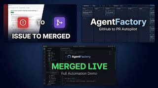 AgentFactory: GitHub issue to merged PR, live AgentFactory: GitHub issue to merged PR, live
