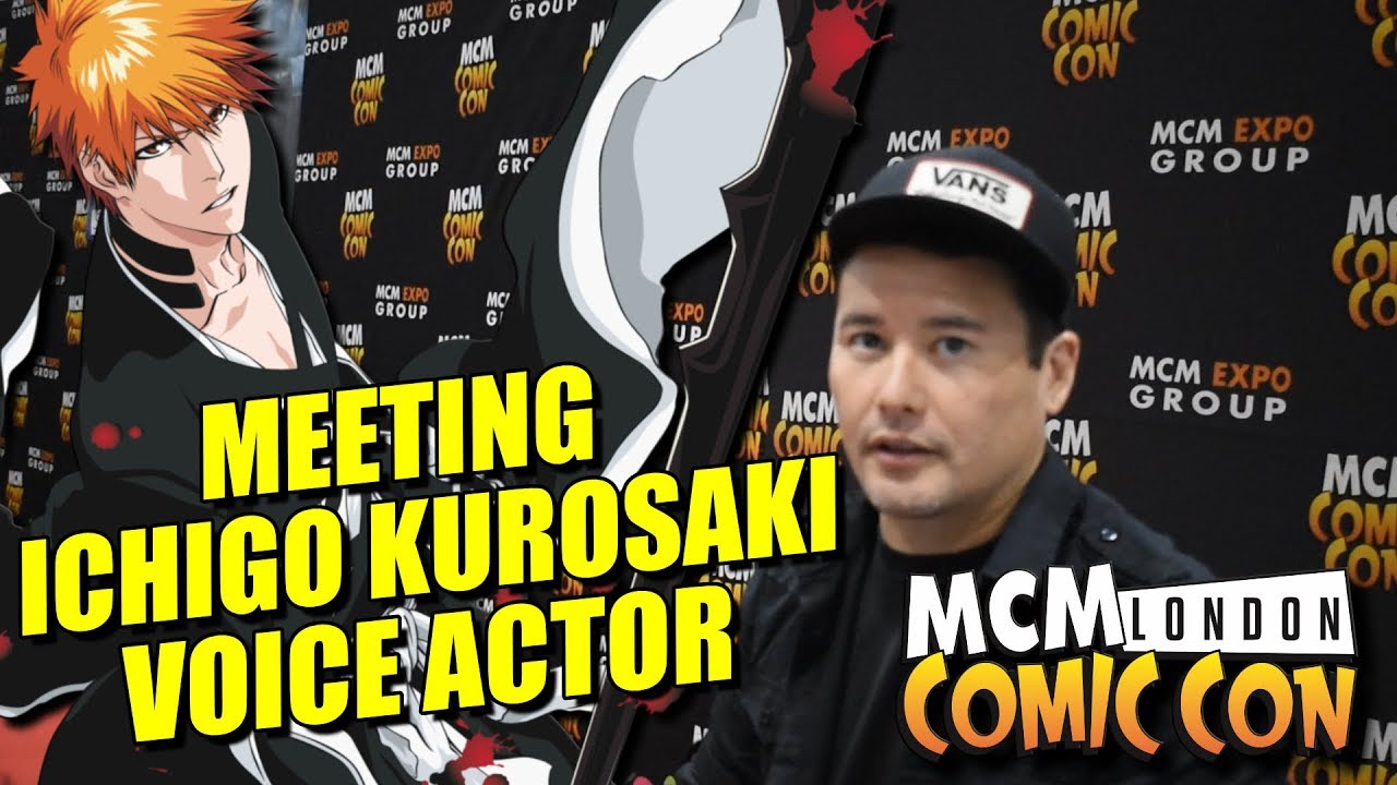Meeting Ichigo Kurosaki Voice Actor Johnny Yong Bosch at MCM Comic Con