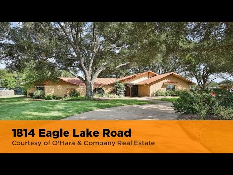 1814 Eagle Lake Road, Sealy, TX home video tour