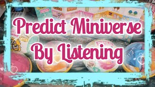 Listening For Pickles! Choosing Miniverse Based On Sound