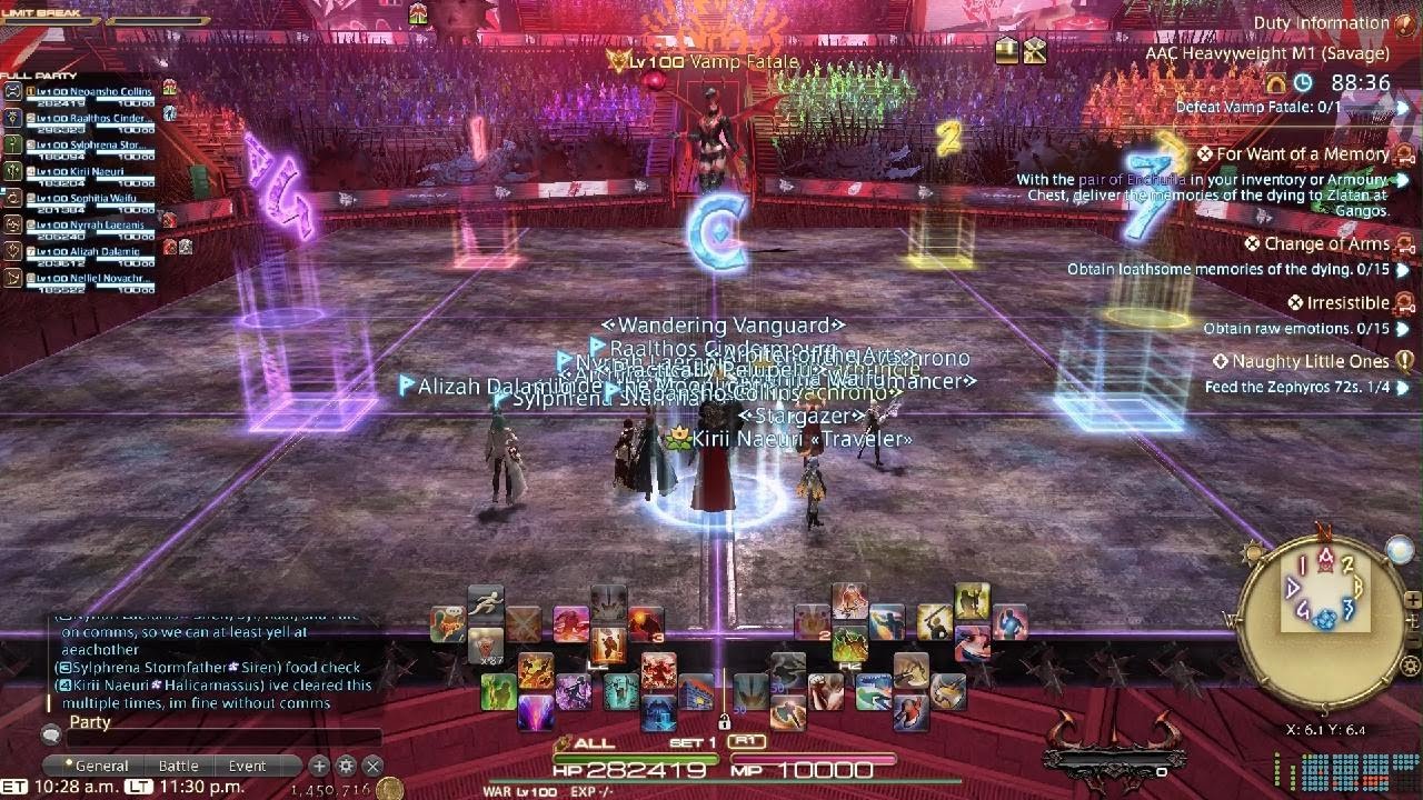 My first clear of M9S (WAR OT POV)