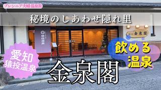 【プレシニア夫婦温泉旅】飲める温泉がある癒しの宿／猿投温泉・金泉閣