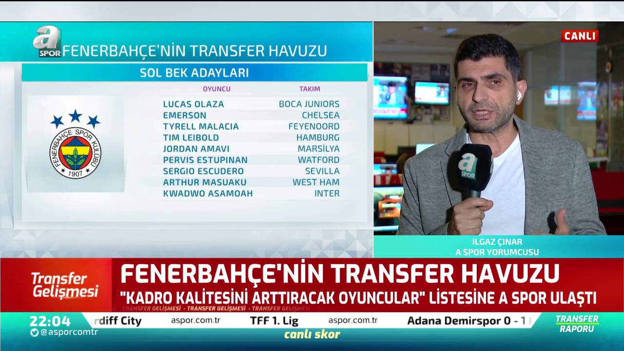 Ilgaz Çınar, Fenerbahçe'nin Transfer Havuzundaki İsimleri Yorumladı