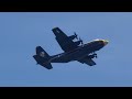 Blue Angels C 130 flyby