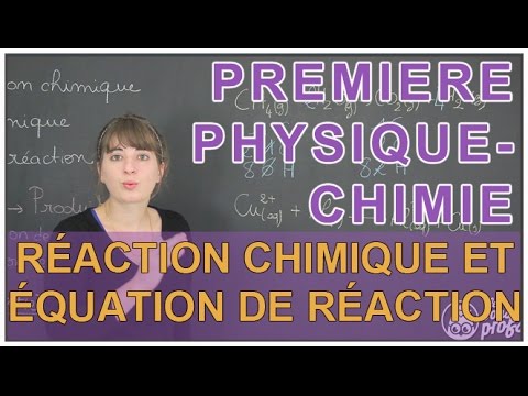 Vidéo: Lors d'une réaction chimique, que signifie la flèche ?