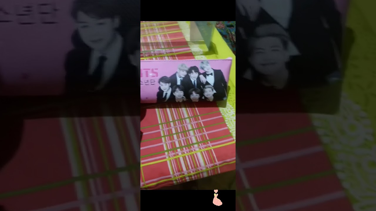 BTS pouch unboxing 