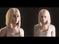 Blender 30  3d girl portrait   character timelapse  cycles rendered