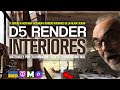 😮TUTORIAL Render interior REALISTA D5 GRATIS materiales PBR iluminacion interiorismo y arquitectura