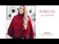 Poncho de Croche super fácil aula Iniciantes Simone Eleoterio