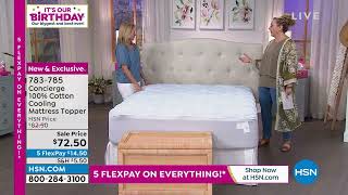 Concierge Collection 100% Cotton Cooling Mattress Topper screenshot 5