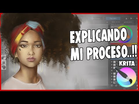 ⭐ Como DIBUJAR un Rostro Realista - KRITA en ESPAÑOL