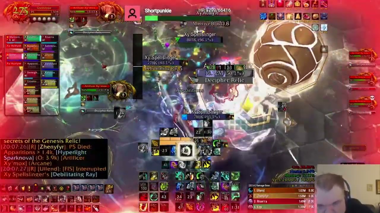 DSK vs Artificer Xy'mox Heroic SotFO Venthyr WindWalker PoV