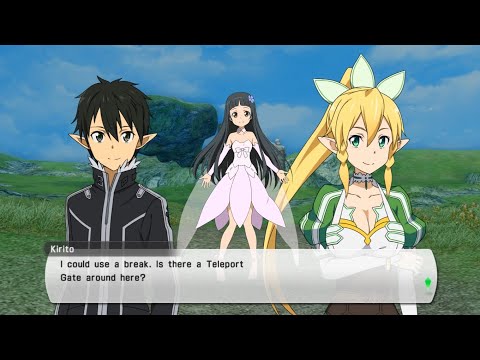Sword Art Online Lost Song прохождение часть 1 - Обучение
