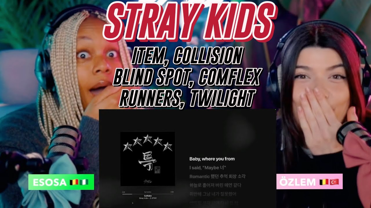 ThurStay - Stray Kids - Item, Collision, Blind Spot, Comflex, Runners and Twilight reaction