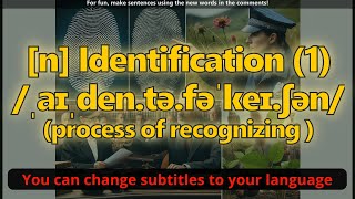 Famous Identification meaning (process of recognizing) with 5 examples Wealth