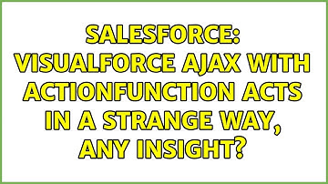 Salesforce: VisualForce AJAX with actionFunction acts in a strange way, any insight?