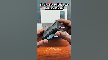Bluetooth Car Central Lock & advance alarm system Kit | car modification | Car Accessories #shorts