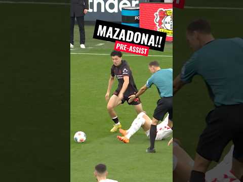 Maza with a beautiful pre-assist.✨