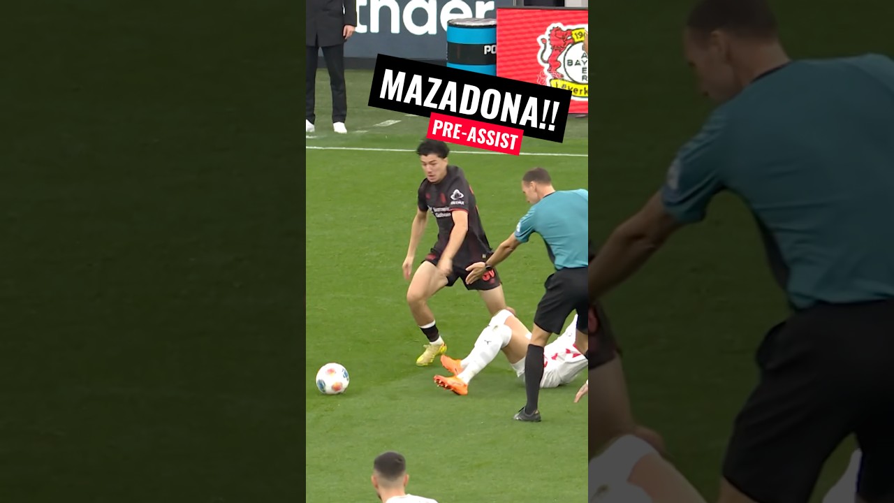 Maza with a beautiful pre-assist.✨